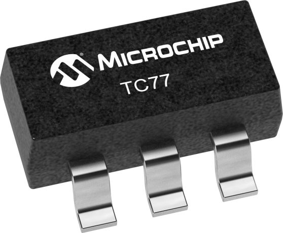 Microchip TC77 Series, Digital Output Temperature & Humidity Sensor, Surface Mount, I2C, ±3°C, 8-Pin SOT-23