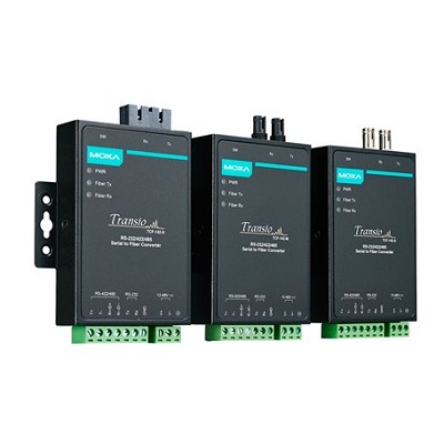 MOXA RS422, RS232, RS485 Ethernet Media Converter, Single Mode, 921.6kbps, Multimode, Single Mode 40 km
