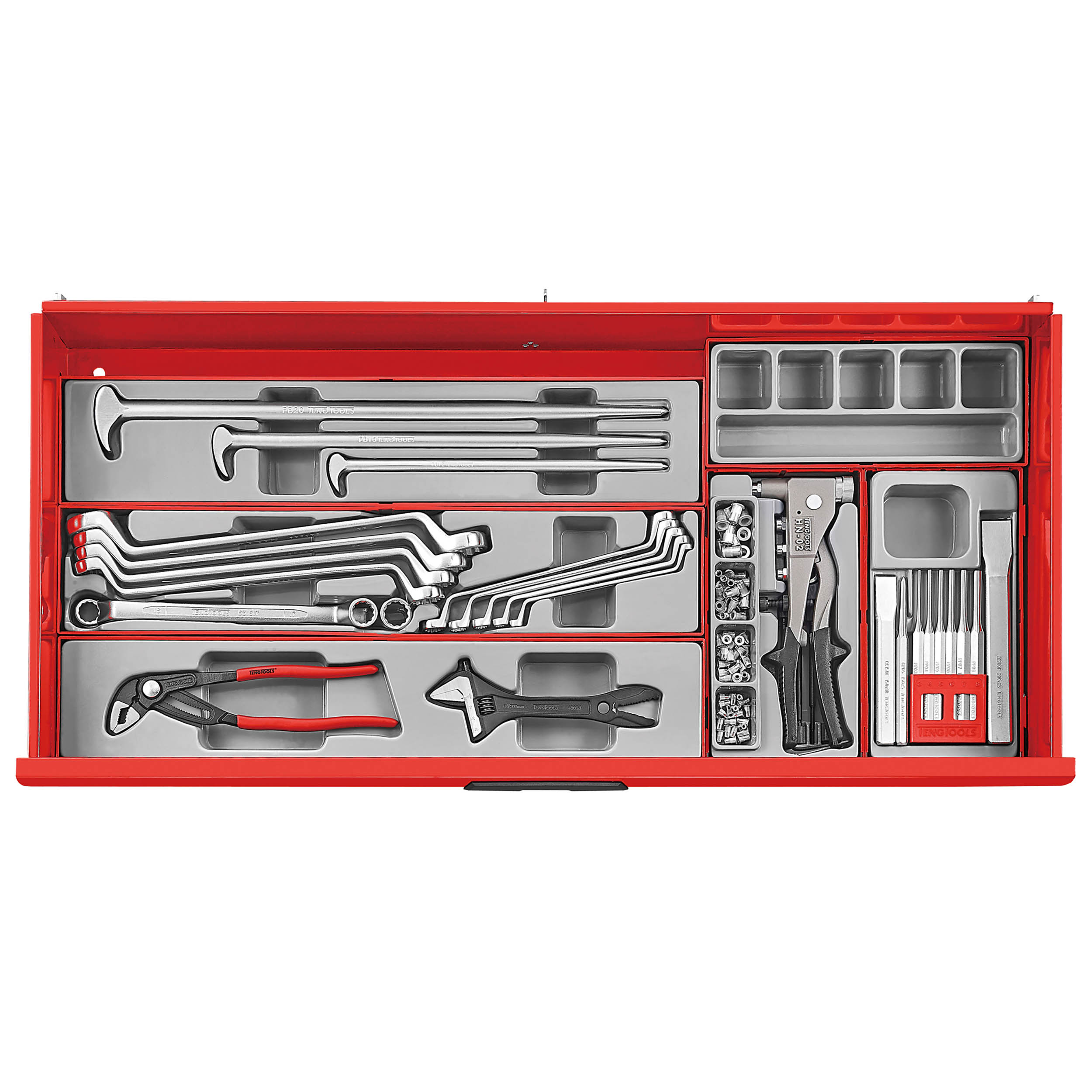 tcmm622n Teng Tools 7 Drawer Metal Tool Box Wheeled 960 mm 460 mm 963mm