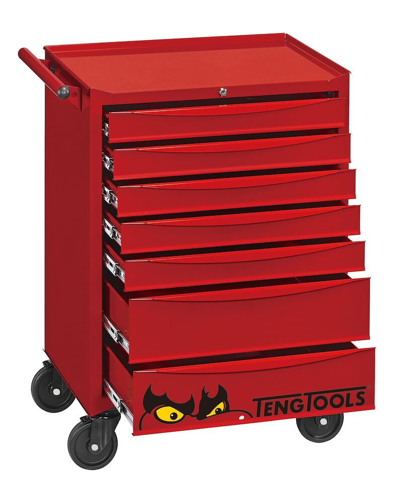 Teng Tools 7 Drawer Metal Tool Box Wheeled 960 mm 670 mm 460mm