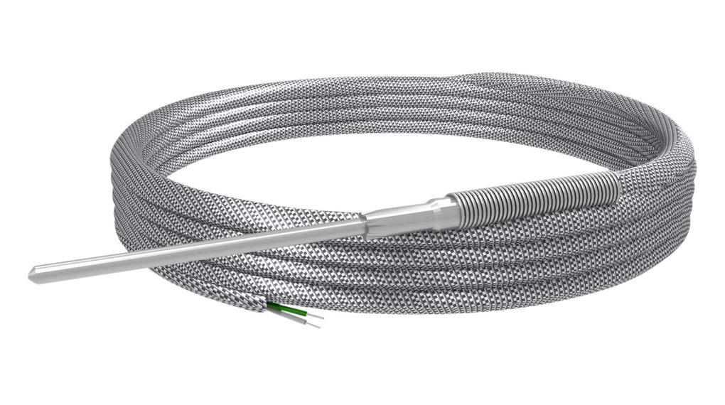 Emko TCMS Type K Thermocouple 100 mm Length, 3 mm Diameter, 0 °C → 1200 °C Max