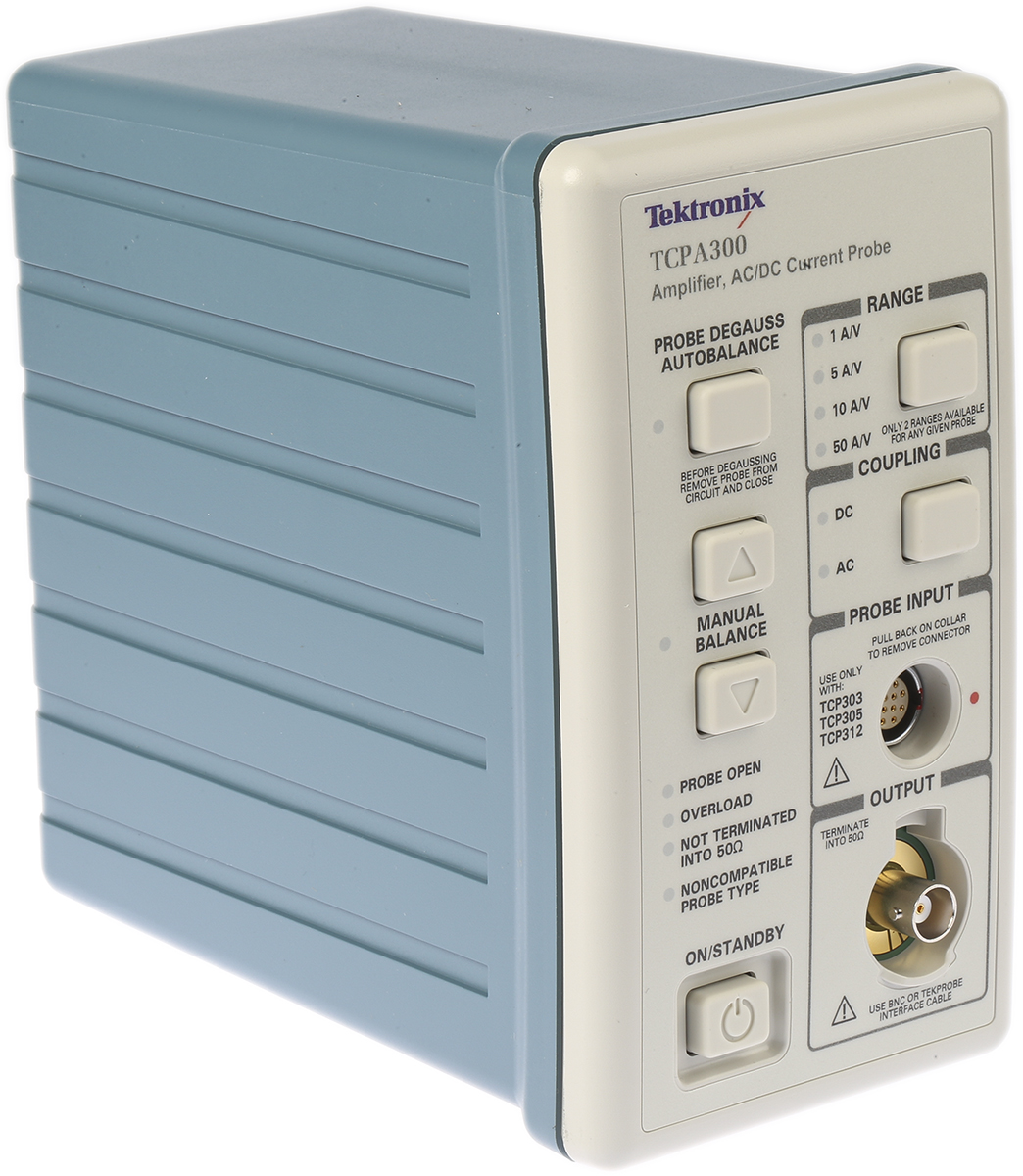 Tektronix TCPA300 Amplifier Oscilloscope Probe Amplifier, For Use With TCPA300 AC/DC Measurement System