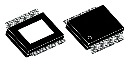 STMicroelectronics, 2-Channel Audio Power Amplifier, 36-Pin, 80W PowerSSO TDA7498LTR