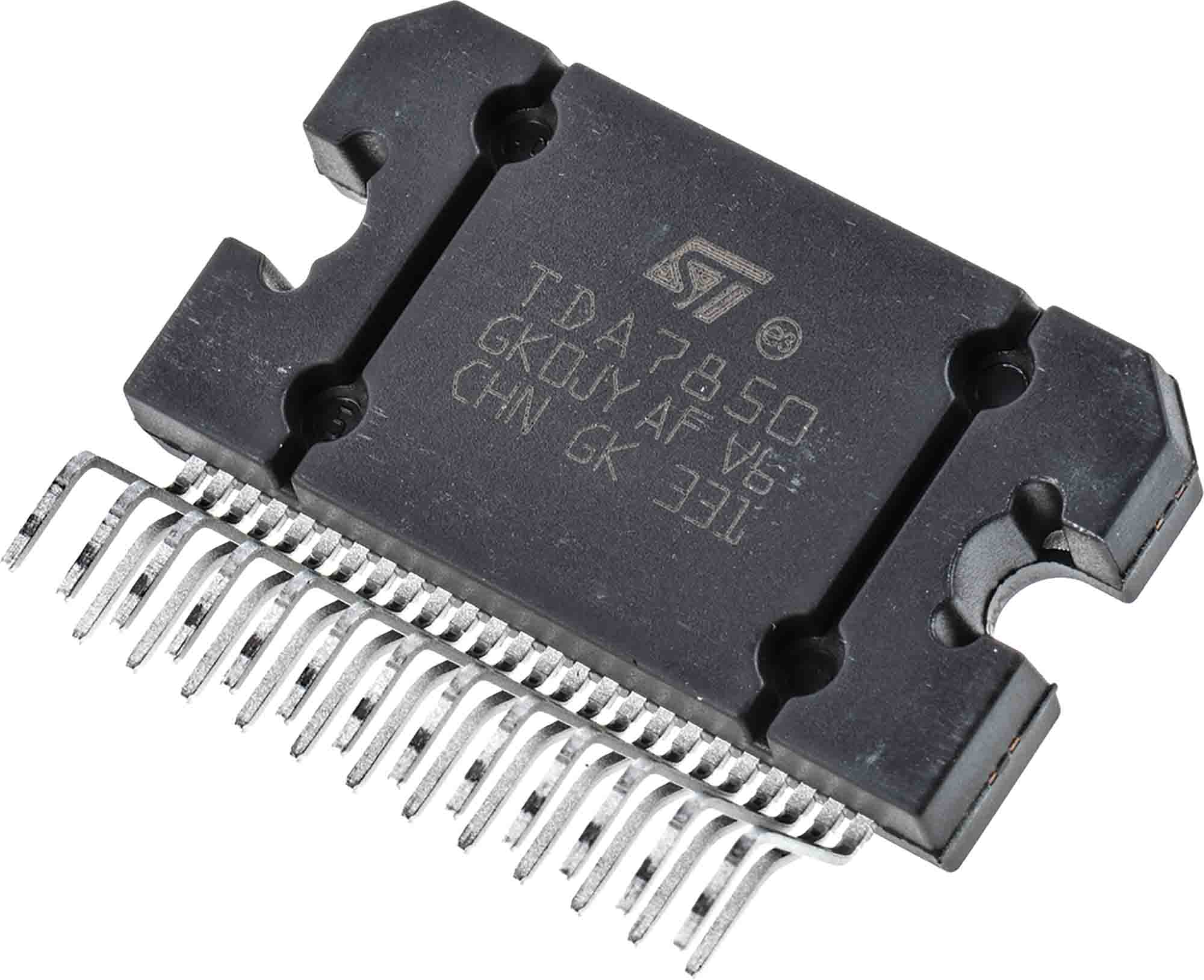 STMicroelectronics, 4-Channel Bridge Amplifier, 25-Pin, 30W FLEXIWATT TDA7850