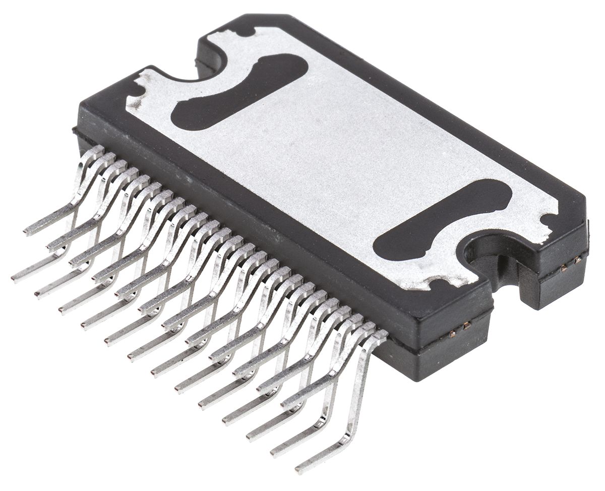 tda7850 STMicroelectronics, 4-Channel Bridge Amplifier, 25-Pin, 30W FLEXIWATT TDA7850
