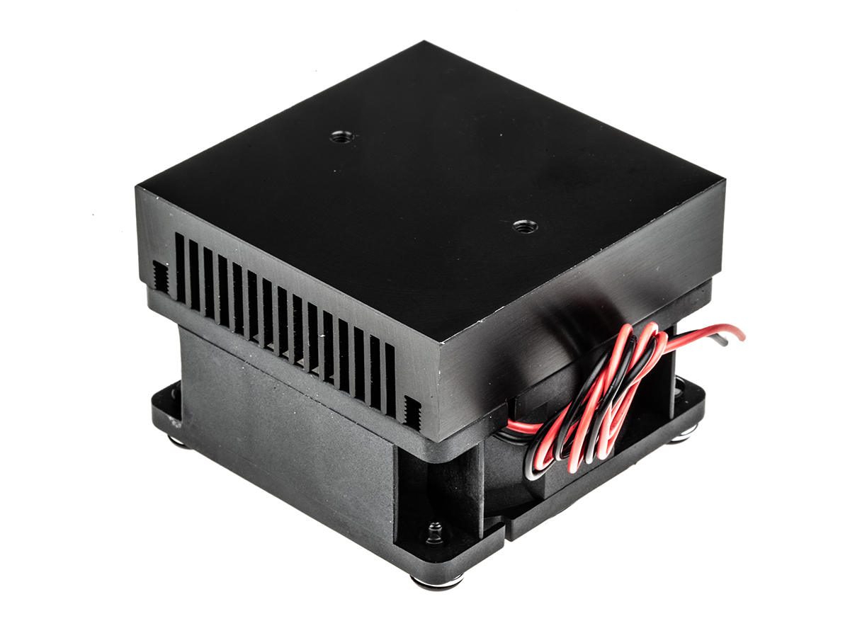 tdex6015th12g Thermo Electric Devices Heatsink, Universal Square Alu with fan 47 mm 60 mm 60mm