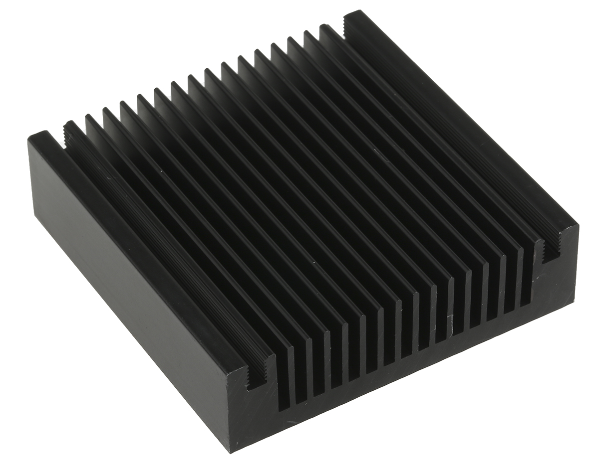 Thermo Electric Devices Heatsink, Universal Square Alu 16 mm 60 mm 60mm