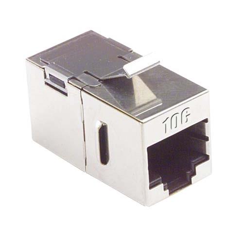 L-Com TDG Series 1 Port RJ45 Nickel Plated Brass Ethernet Coupler