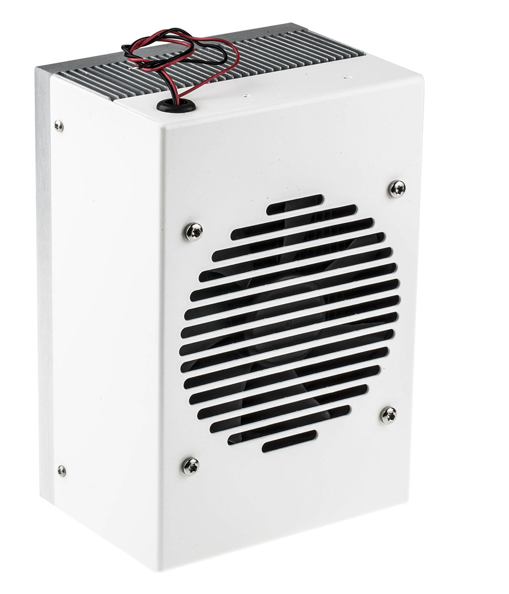 Thermo Electric Devices Heatsink, Universal Rectangular Alu with Fan 98 mm 200 mm 135mm