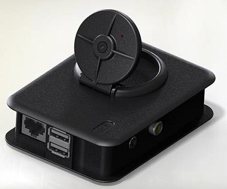 OKW Enclosures ABS, Polycarbonate Raspberry Pi Case for use with Raspberry Pi A, Raspberry Pi B in Black