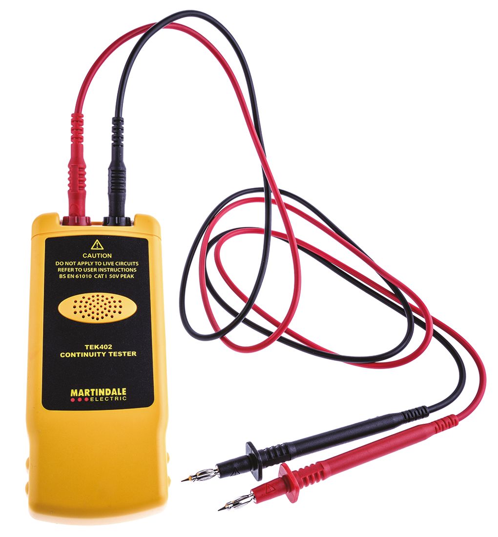 Martindale TEK402 Continuity Tester 50μA LED, Model TEK 402
