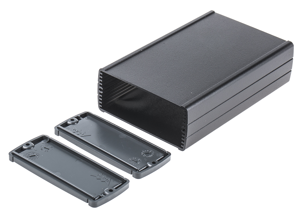 tekal-2229 Teko Tekal Series Black Aluminium Enclosure 36.9 mm, 145 mm, 85.8 mm