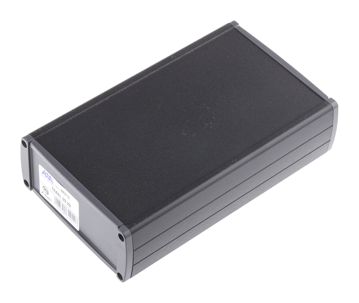 OKW Tekal Series Black Aluminium Enclosure 45.8 mm, 175 mm, 105.9 mm