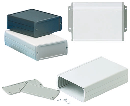 Teko Tekal Series Black Aluminium Enclosure 45.8 mm, 175 mm, 105.9 mm