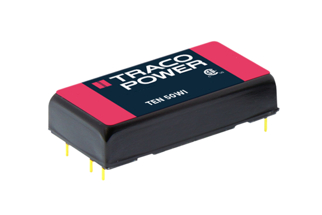 TRACOPOWER TEN 50WI DC/DC Converter, 12V dc/ 4170 mA, 75V dc Input, 18V Input 50 W, PCB, 80 °C Max Temp -40 °C Min Temp,