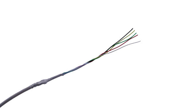 MICROWIRES TES-3019, 50 m 5 Core Power Cable, White Thermoplastic Elastomer 125 °C