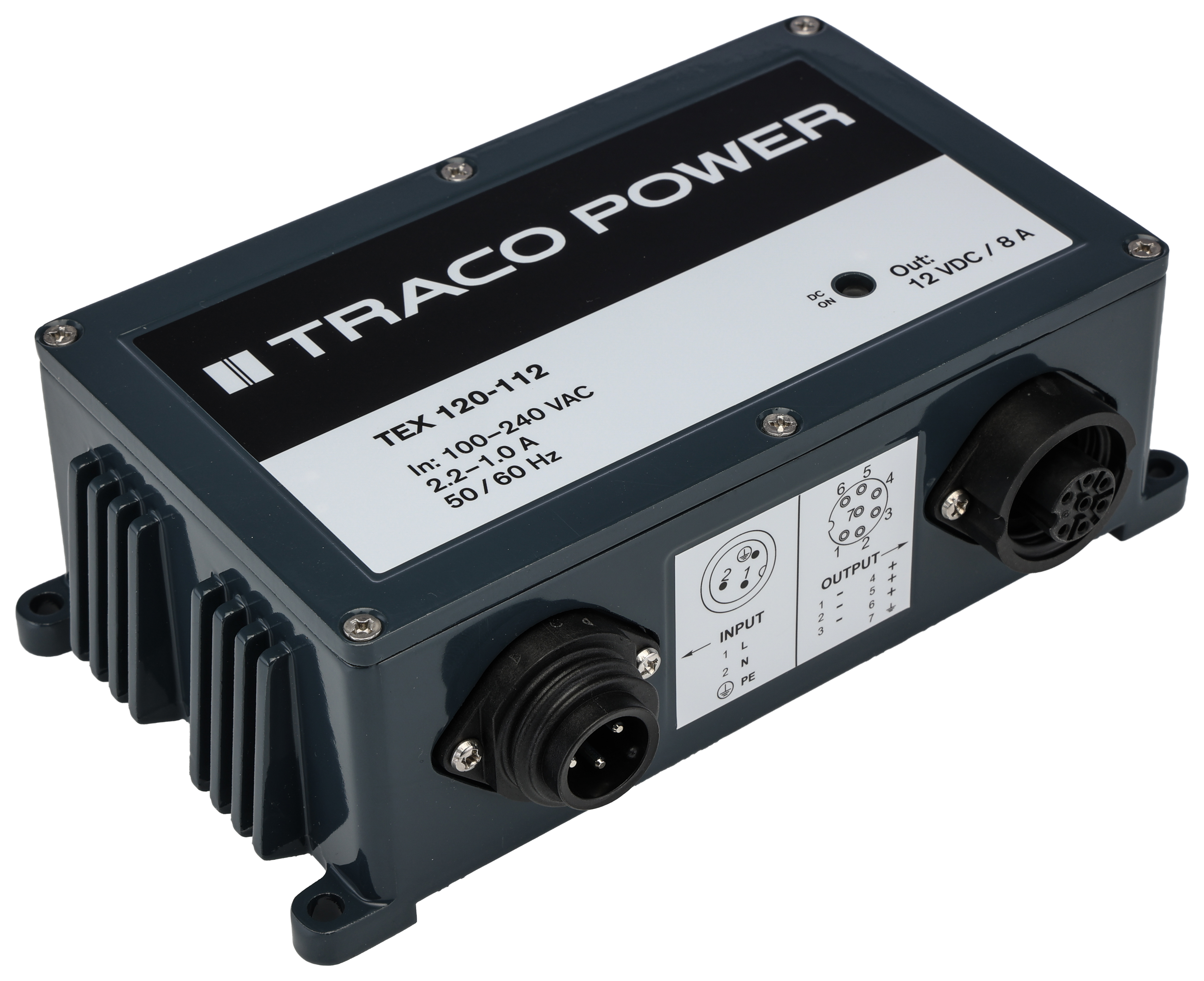 TRACOPOWER Switching Power Supply, TEX 120-112 12V dc, 8A, 96 W, Input 85V ac to  264V ac