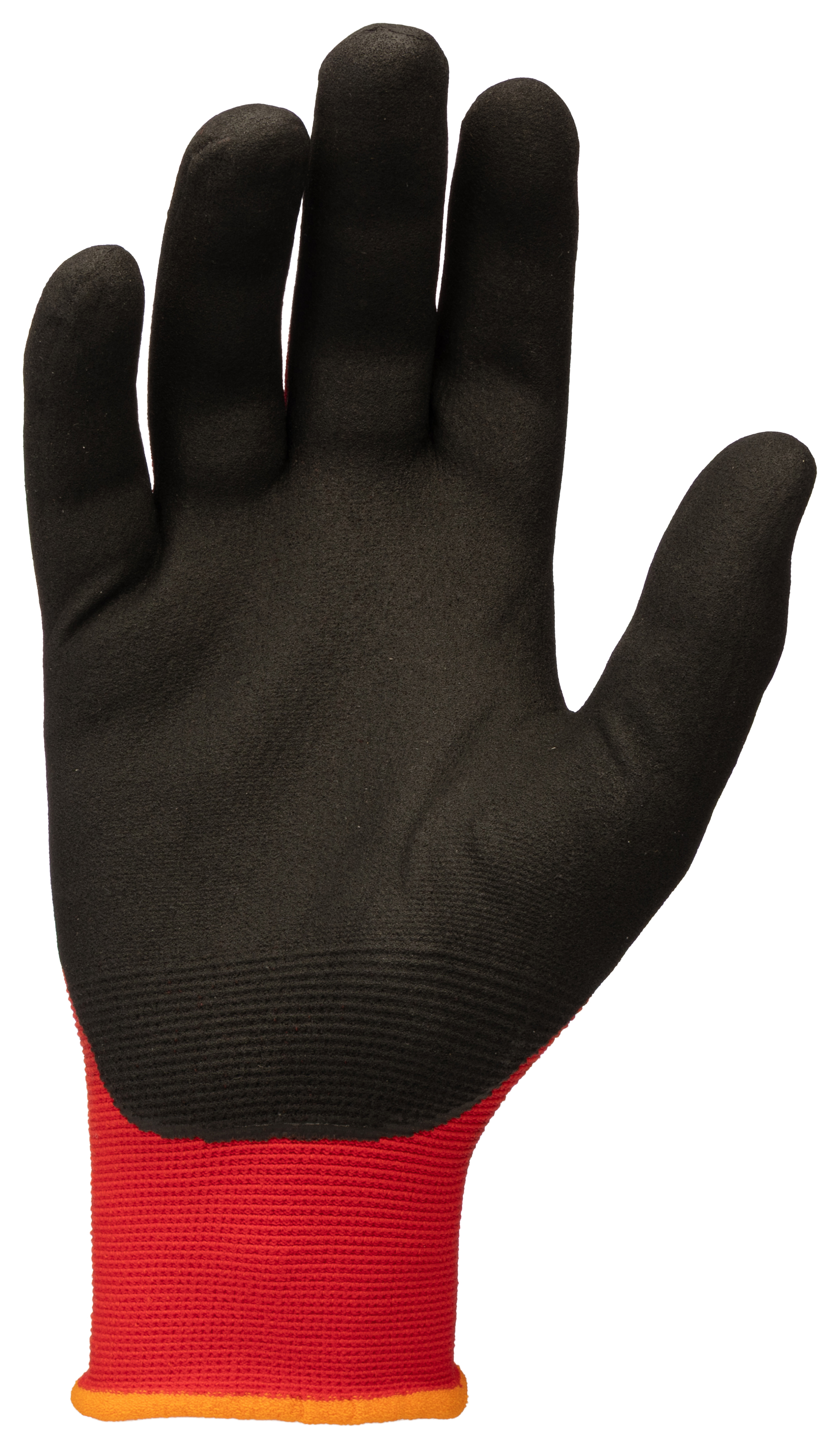 tg1140-08 Traffi TM178 Red Elastane, Nylon Cut Resistant Gloves, Size 8, Nitrile Micro-Foam Coating