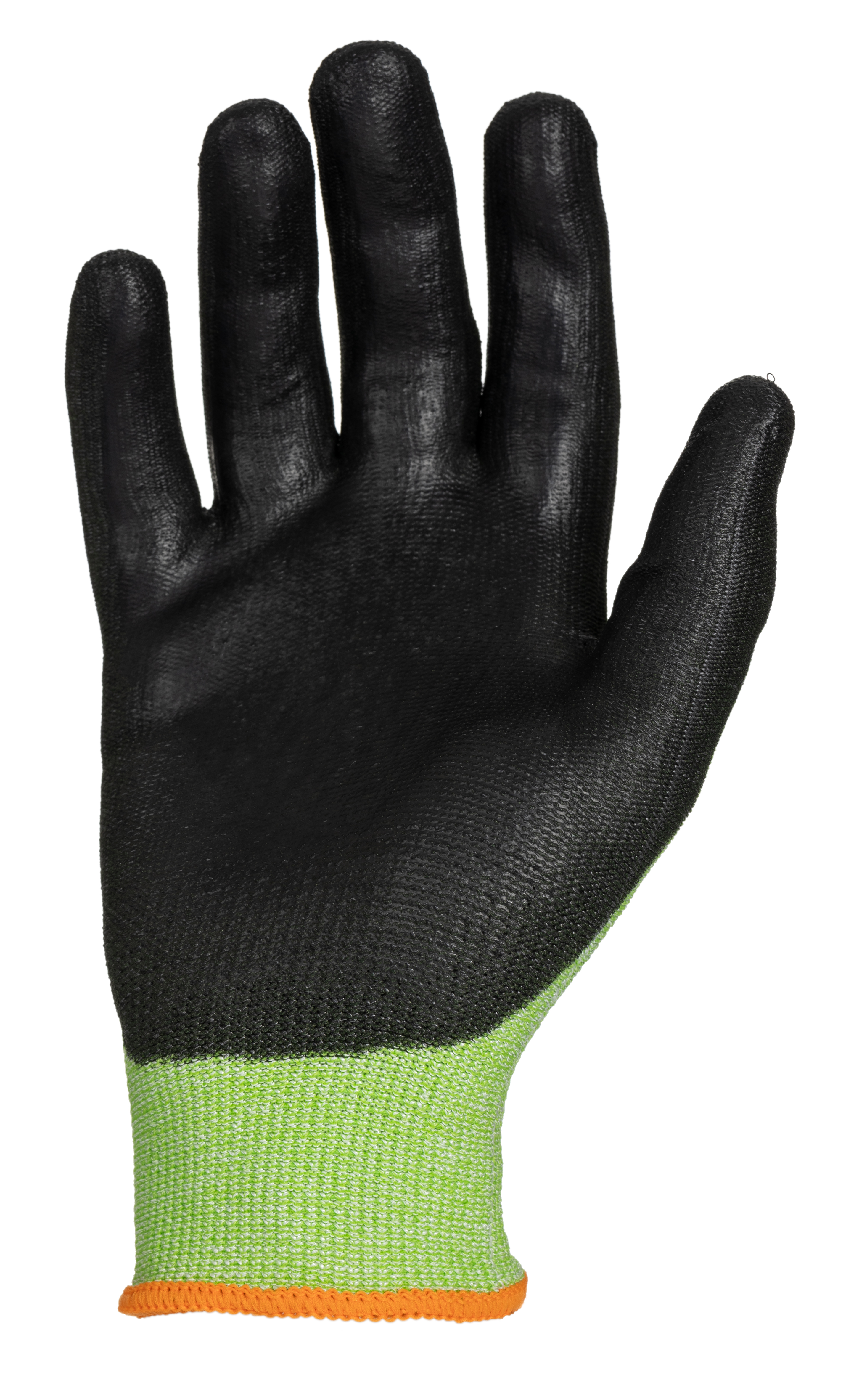 tg5210-08 Traffi Green Glass/Elastane, Nylon, Polyester, Polyethylene, Polyurethane Cut Resistant Gloves, Size 8, Polyurethane