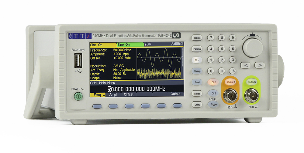 tgf4162 Aim-TTi TGF4162 Function Generator, 1 μHz Min, 160 MHz Max FM Modulation Variable Sweep