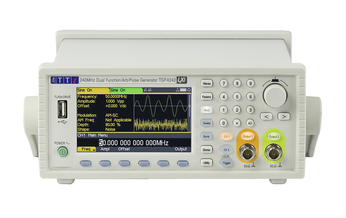 tgf4162 Aim-TTi TGF4162 Function Generator, 1 μHz Min, 160 MHz Max FM Modulation Variable Sweep