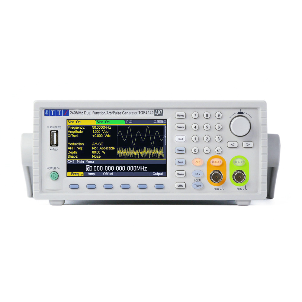 Aim-TTi TGF4242 Function Generator, 1 μHz Min, 240 MHz Max FM Modulation Variable Sweep