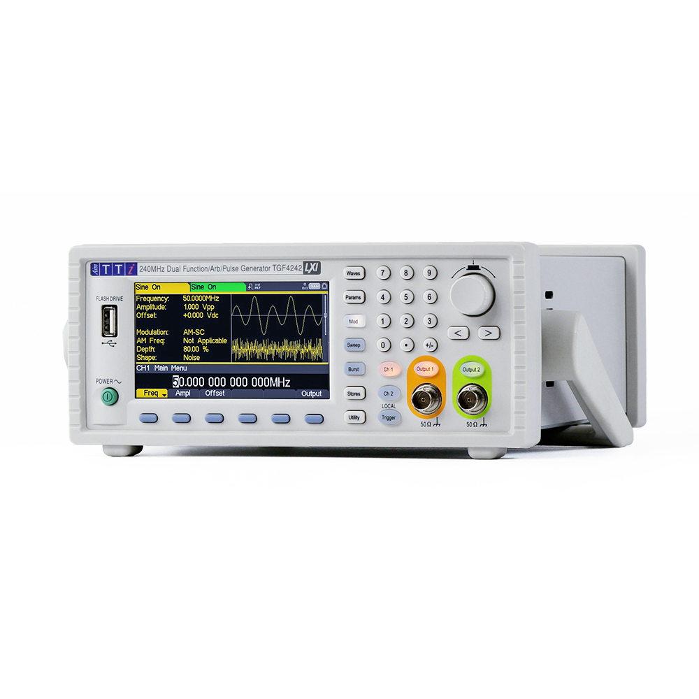 tgf4242 Aim-TTi TGF4242 Function Generator, 1 μHz Min, 240 MHz Max FM Modulation Variable Sweep, RSCAL