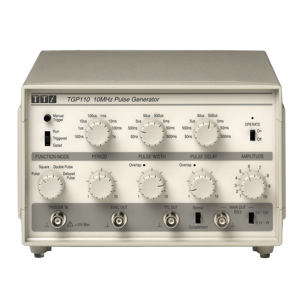 Aim-TTi TGP110 Pulse Generator, 0.1 Hz min, 10 MHz max