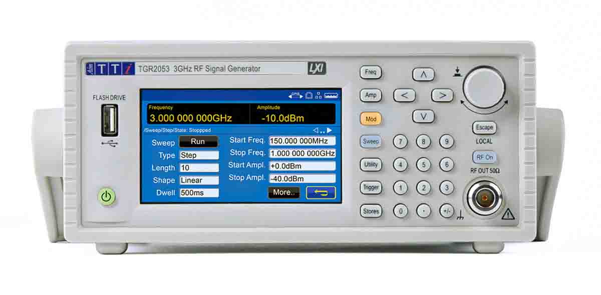 Aim-TTi TGR2053 RF Signal Generator, 150 kHz min, 3 GHz max
