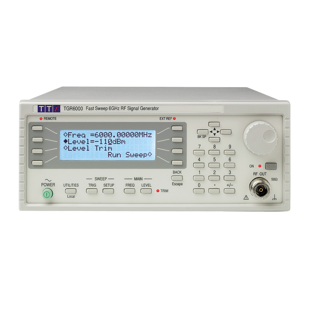 Aim-TTi TGR 6000 RF Signal Generator, 10 MHz min, 6 GHz max