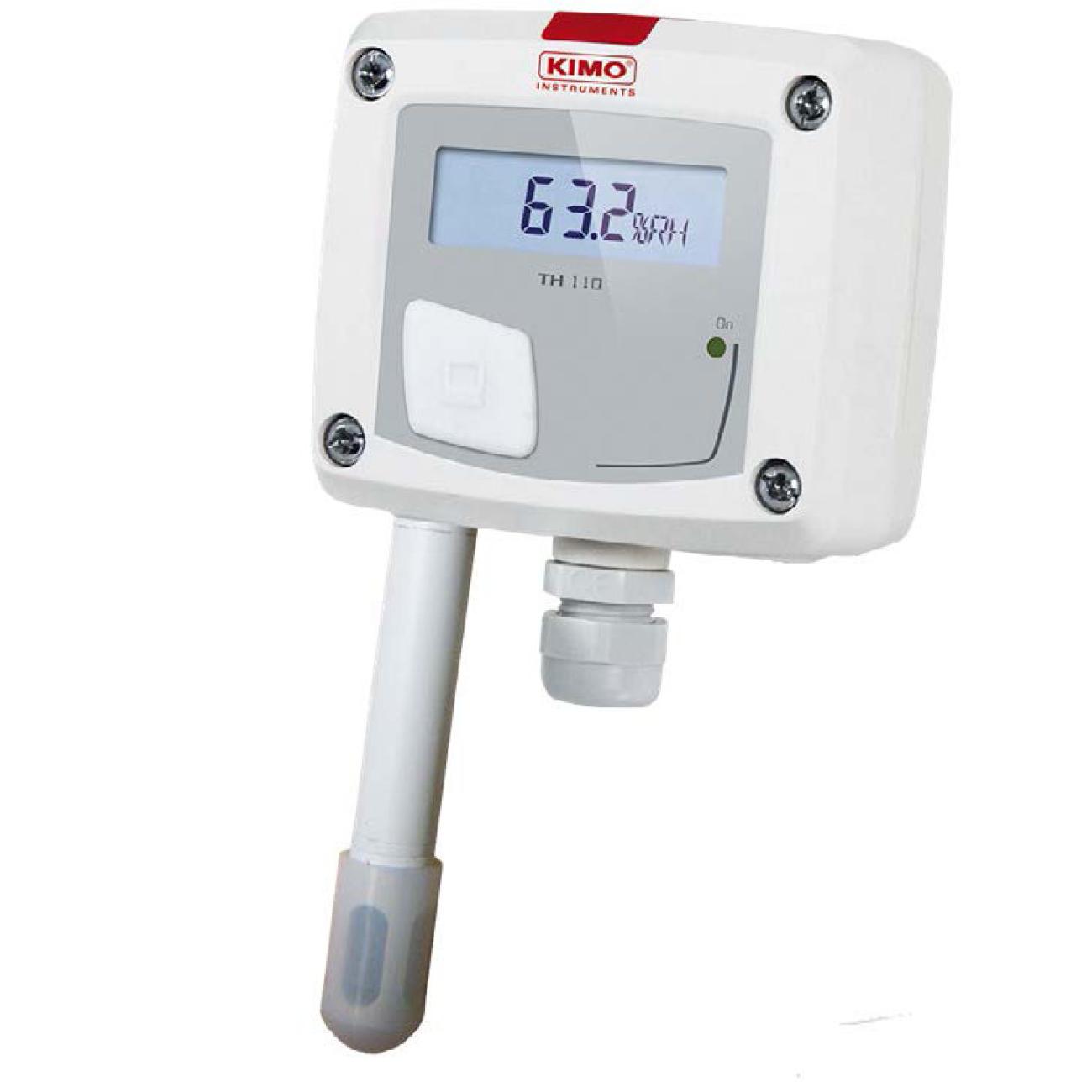 KIMO TH110 Hygrometer 80 °C, ±1.8 % Accuracy, 100 °C Max, 95 %RH Max