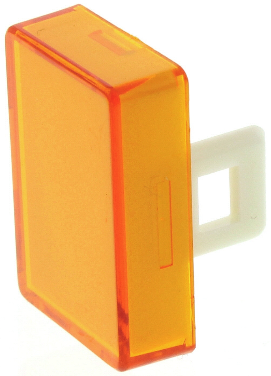 th461612000 Saia-Burgess Orange Rectangular Push Button Lens for Use with Push Button