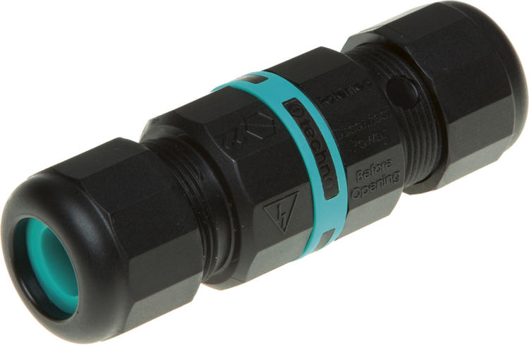 Techno Circular Connector, 4 Contacts, In-Line, Miniature Connector, Socket, Female, IP68, THB Series