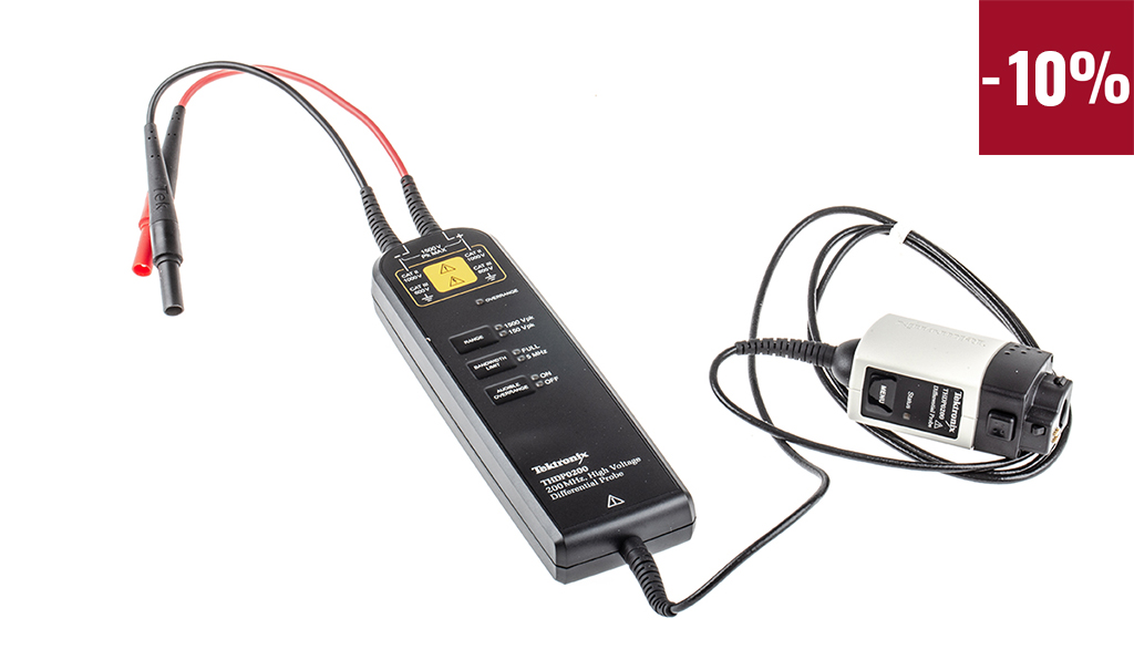 Tektronix THD Series THDP0200 Oscilloscope Probe, Differential Type, 200 MHz, BNC Connector
