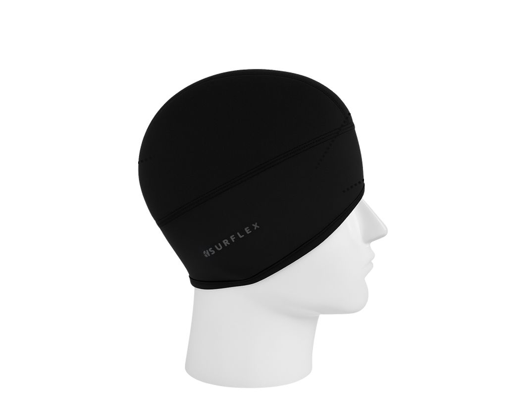 SURFLEX Black 100% Polyester Beanie
