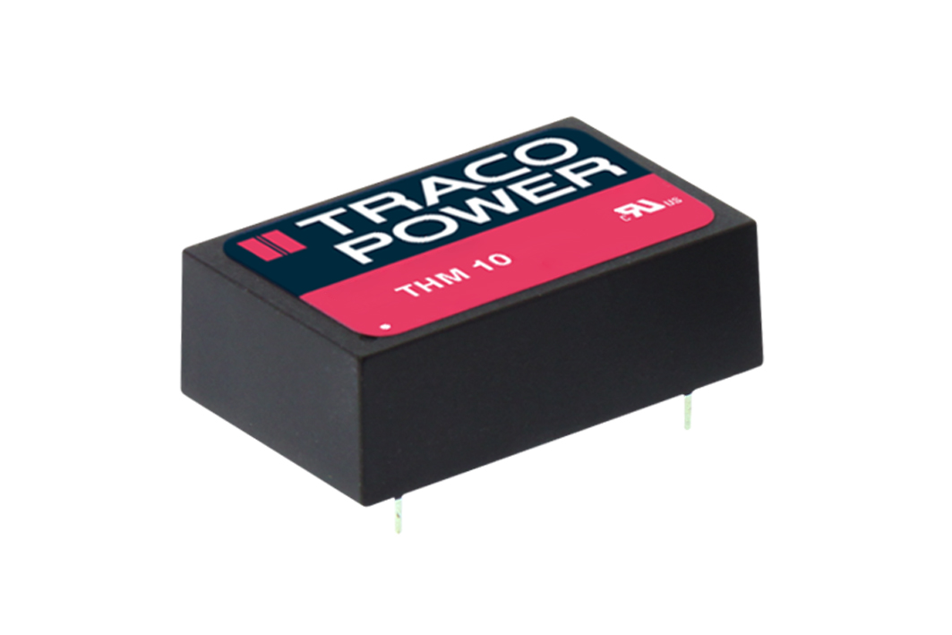 TRACOPOWER THM 10 DC/DC Converter, 3.3V dc/ 2.5 A, 9V dc Input, 4.5V Input 8.3 W, PCB, 90 °C Max Temp -40 °C Min Temp