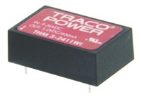TRACOPOWER THM 3WI DC/DC Converter, 5V dc/ 600 mA, 9V dc Input, 4.5V Input 3 W, PCB, 100 °C Max Temp -40 °C Min Temp,