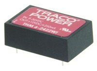 TRACOPOWER THM 6WI DC/DC Converter, 24V dc/ 250 mA, 75V dc Input, 18V Input 6 W, PCB, 90 °C Max Temp -40 °C Min Temp,