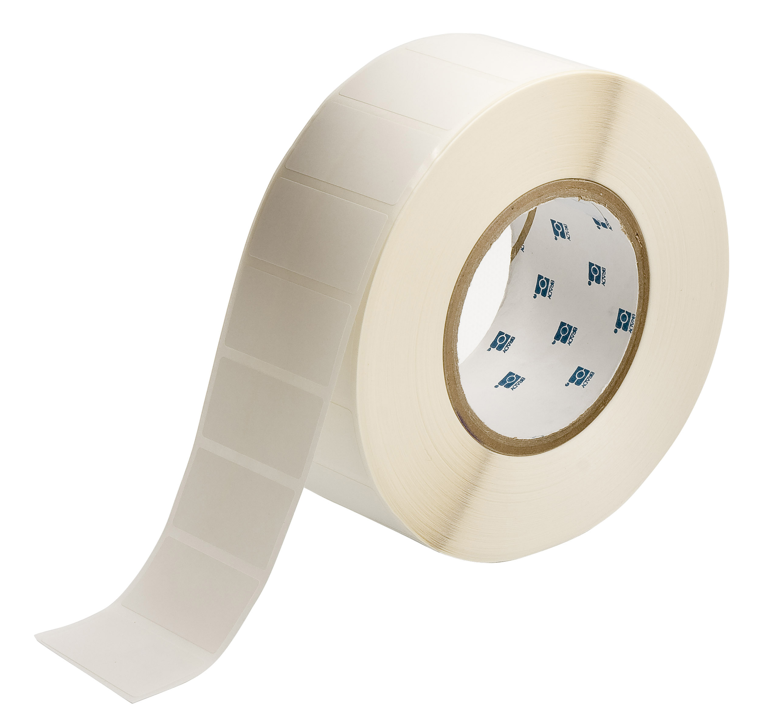 Brady Monocoloured on White Label Printer Label, 50.8 mm Width, 25.4 mm Label Length, 50.8 mm Label Width