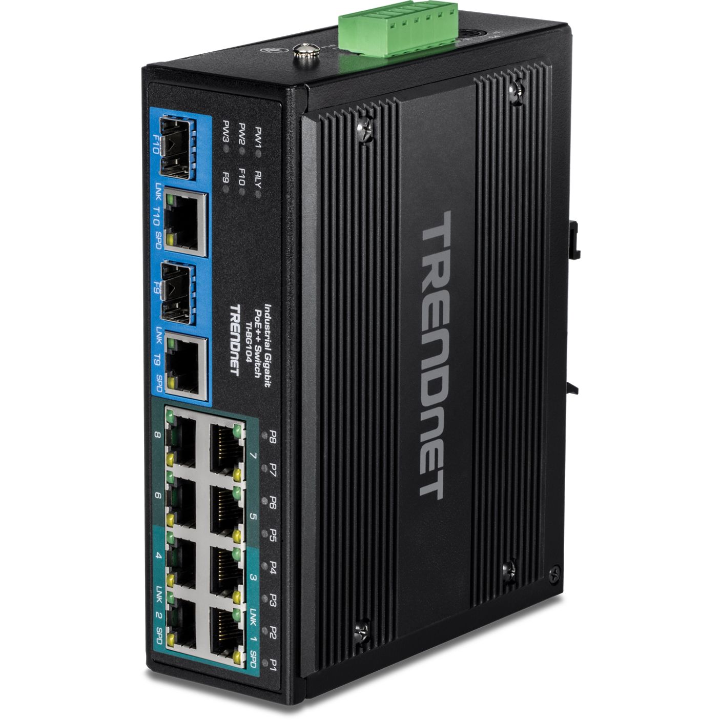 Trendnet TI-BG104 Unmanaged 10 Port Gigabit Switch Power Over Ethernet