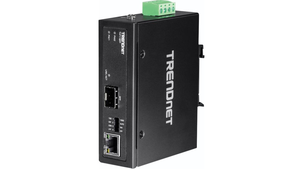 Trendnet RJ45 Media Converter, Multimode, 1000Mbps, Full Duplex, Half Duplex 80 km
