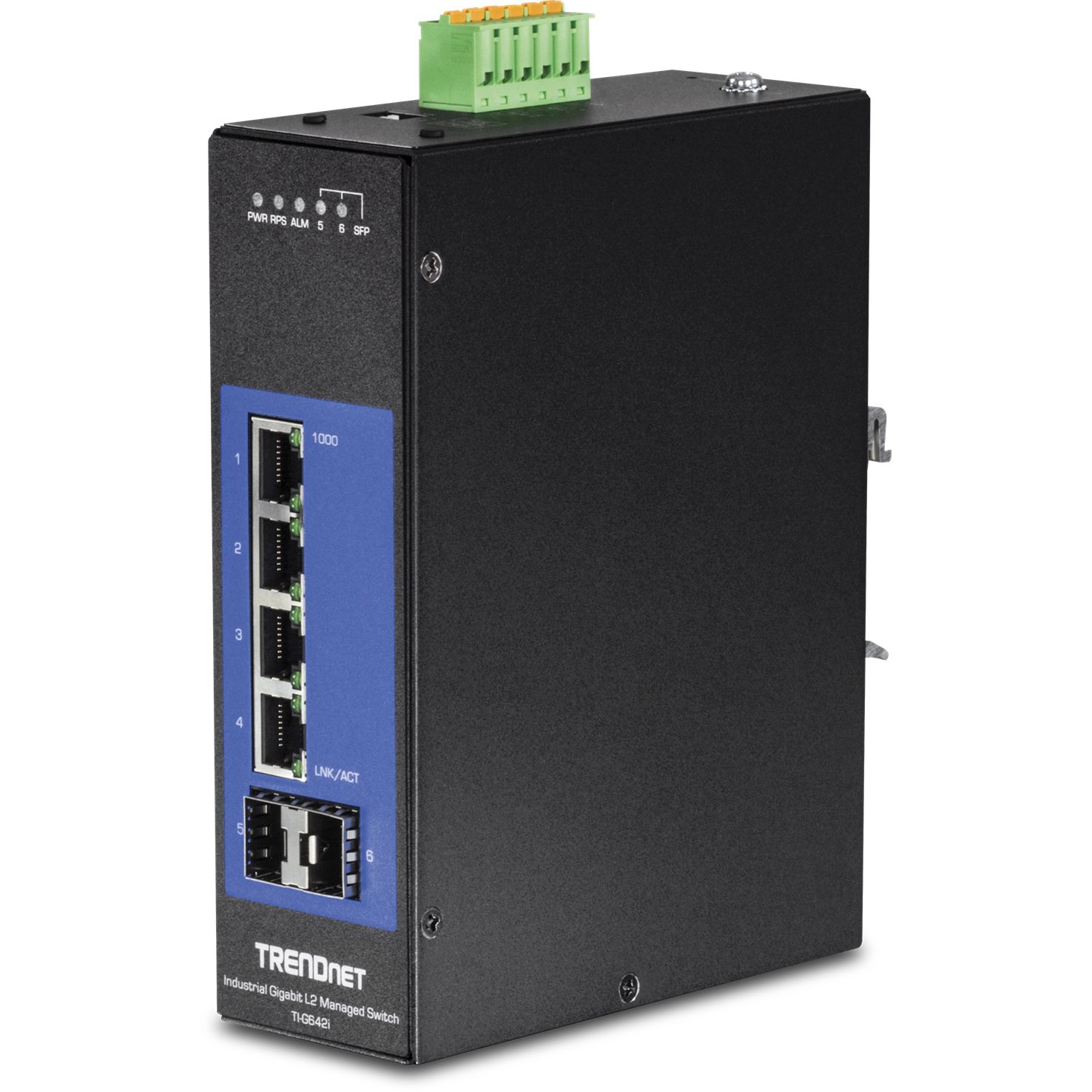 Trendnet TI-G642I Managed 6 Port Gigabit Switch Power Over Ethernet