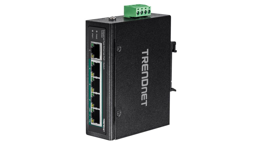 Trendnet TI-PE50 (v1.0R)TI-PE50 Unmanaged 5 Port Ethernet Switch Power Over Ethernet