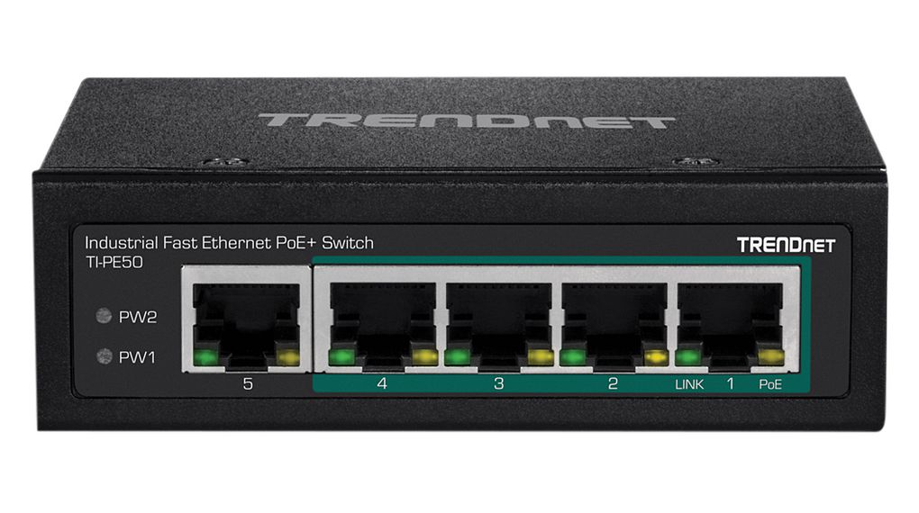 ti-pe50 Trendnet TI-PE50 (v1.0R)TI-PE50 Unmanaged 5 Port Ethernet Switch Power Over Ethernet