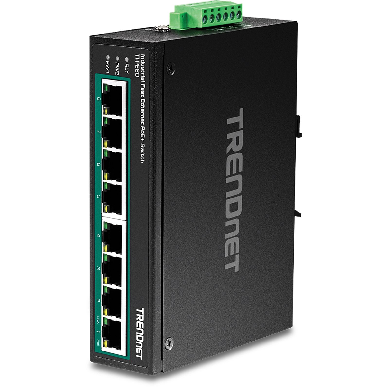 Trendnet TI-PE80 Unmanaged 8 Port Gigabit Switch Power Over Ethernet