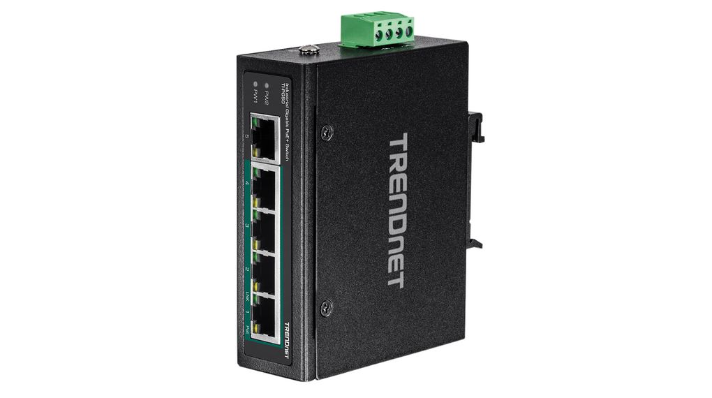 Trendnet TI-PG50 Unmanaged 5 Port Ethernet Switch Power Over Ethernet