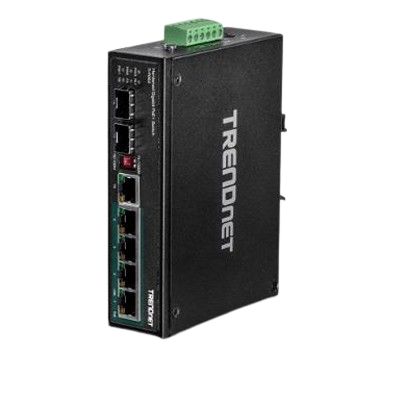 Trendnet TI-PG62 Network 6 Port Industrial Ethernet Switch Power Over Ethernet