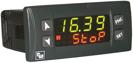 Wachendorff TI32 Series Panel Timer Relay, 2-Contact, 24 to 230 V dc 230V ac, 24 V ac, Multifunction-Function, SPDT