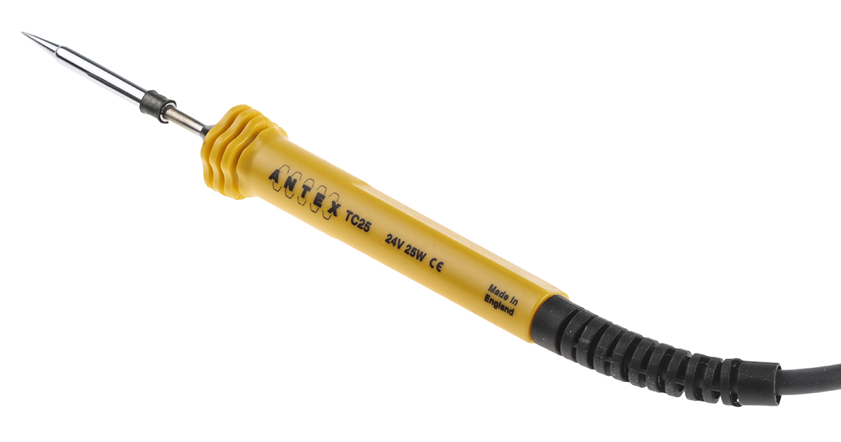 tk2en70 Antex Electronics Electric Soldering Iron, 24V, 25 W, for use with 660TC Soldering Station