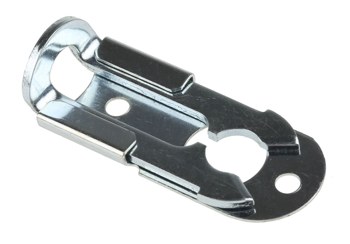 Dzus Fastener Europe Steel Padlockable Zinc Plated Door Bolt 55 mm 11.5 mm